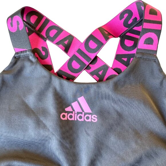 Nike Women's Dri-Fit Swoosh Sports Bra XXS Gray Black Medium Support New - Picture 3 of 9